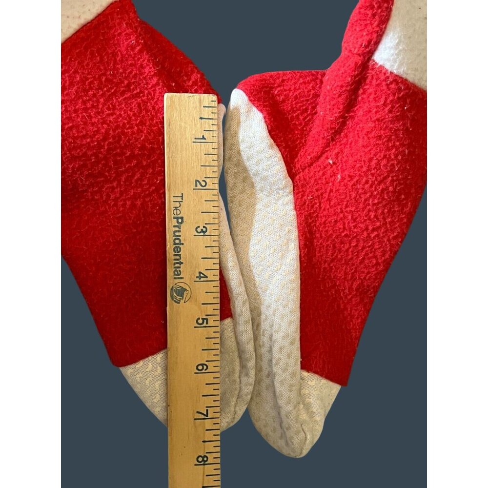 90s Disney Aladdin Fleece Pajamas Red Sleeper Suit Kids 6-8 Footsie Genie Read* - Picture 6 of 13